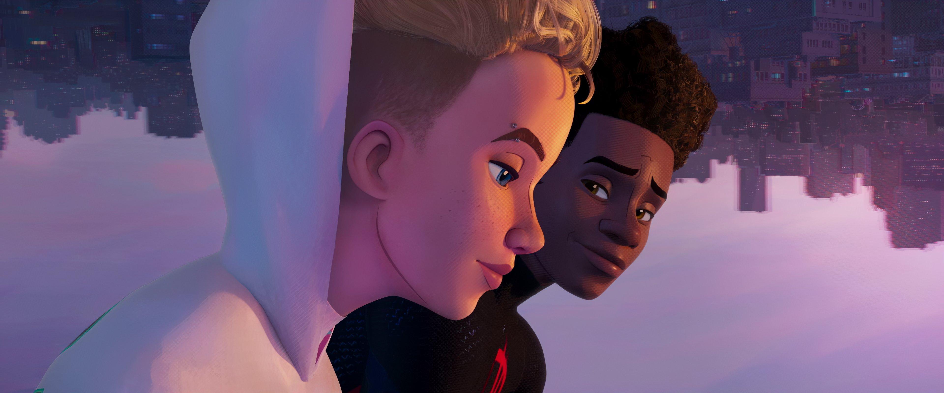 Gwen Stacy and Miles morales in Spider-Man: Across the Spider-Verse