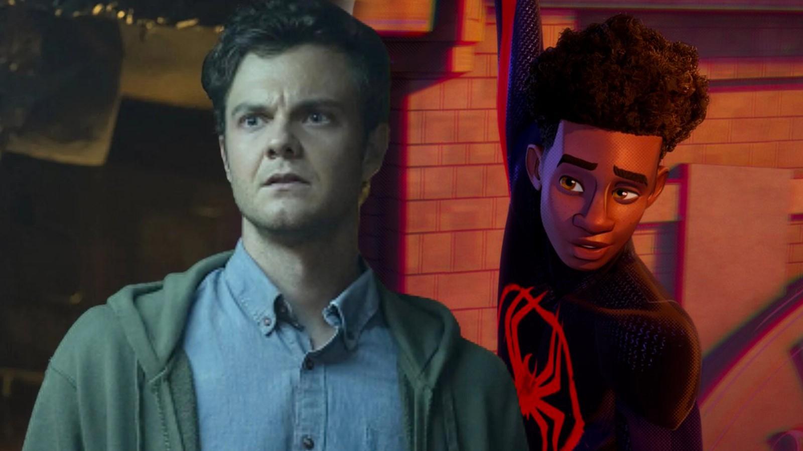 Jack Quaid in The Boys and Miles Morales in Spider-Man: Across the Spider-Verse