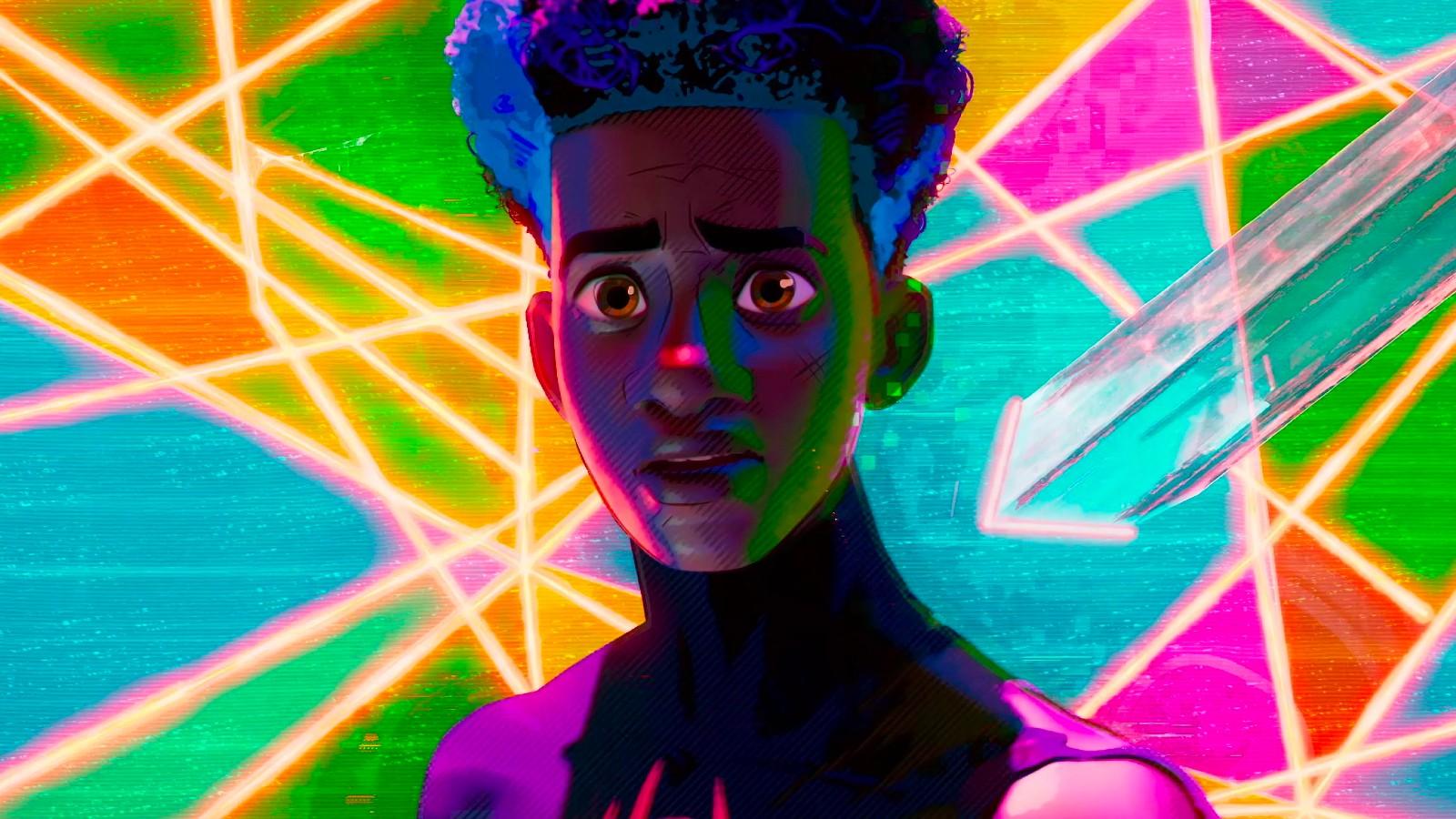 Miles Morales in the Spider-Man Across the Spider-Verse trailer