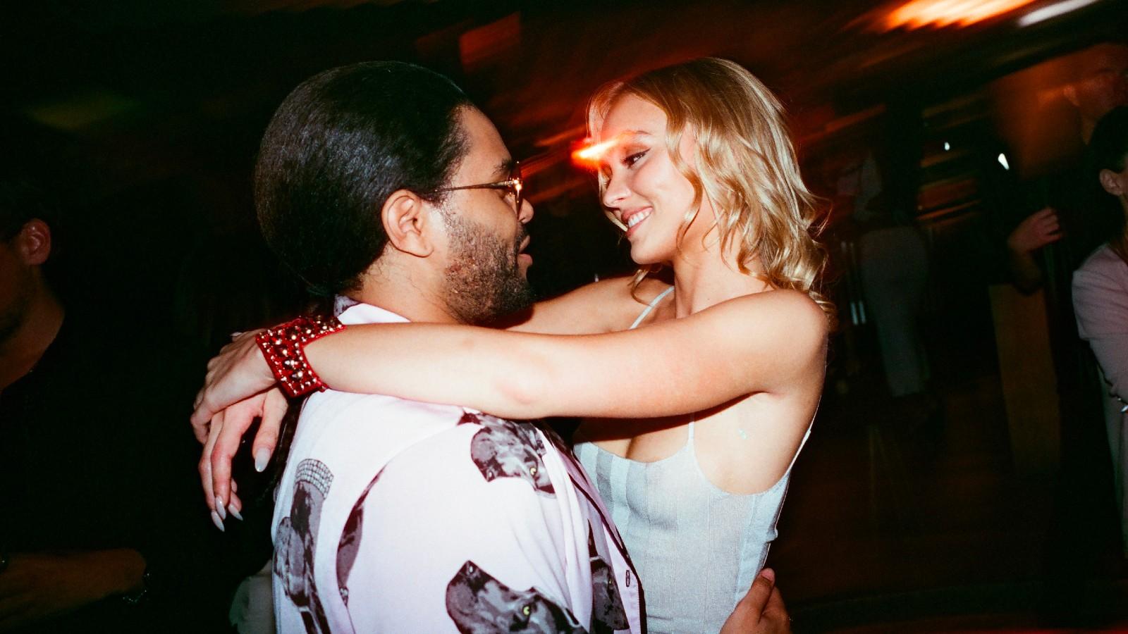 Lily-Rose Depp and The Weeknd in The Idol