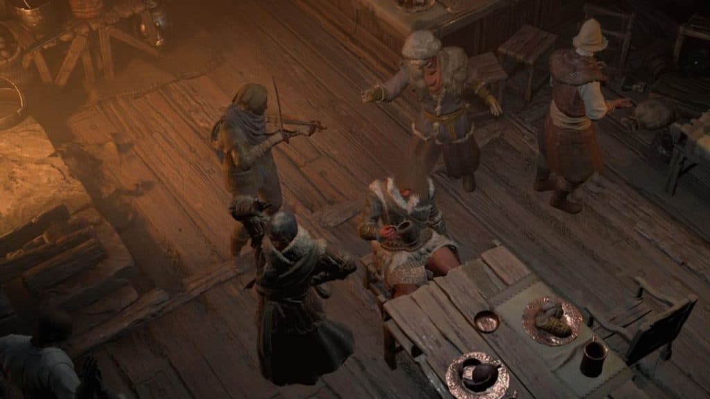 Diablo 4 characters taking