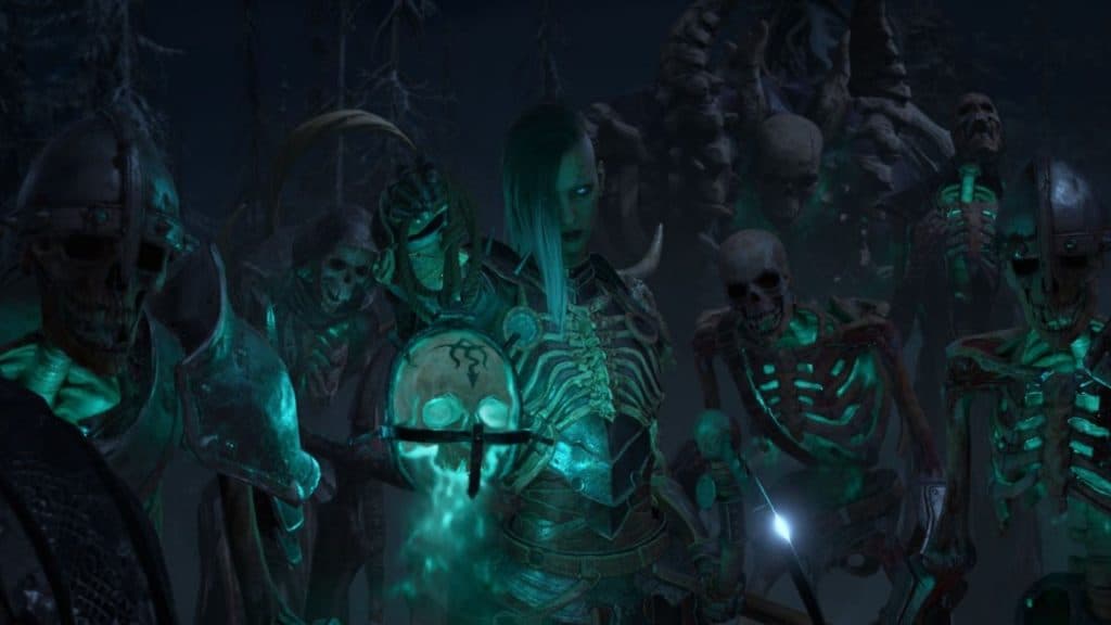 Diablo 4 skeletons