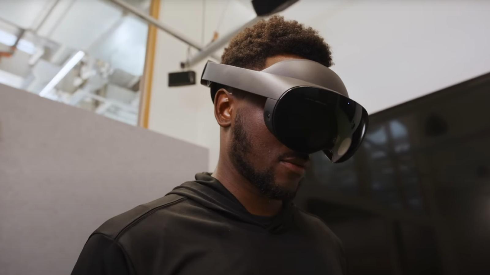 Apple Vision Pro worn by Marques Brownlee
