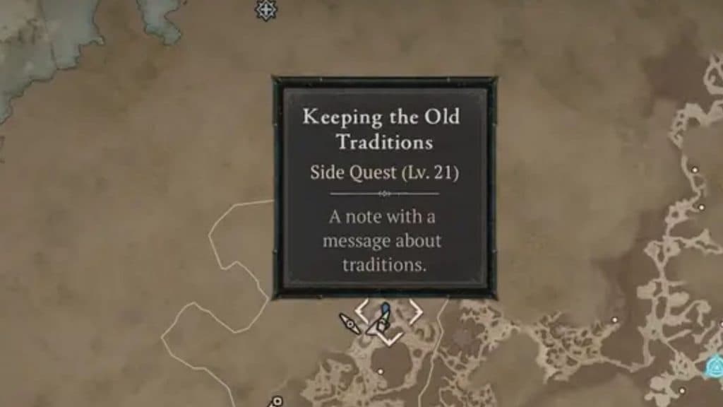 keeping the old traditions in diablo 4