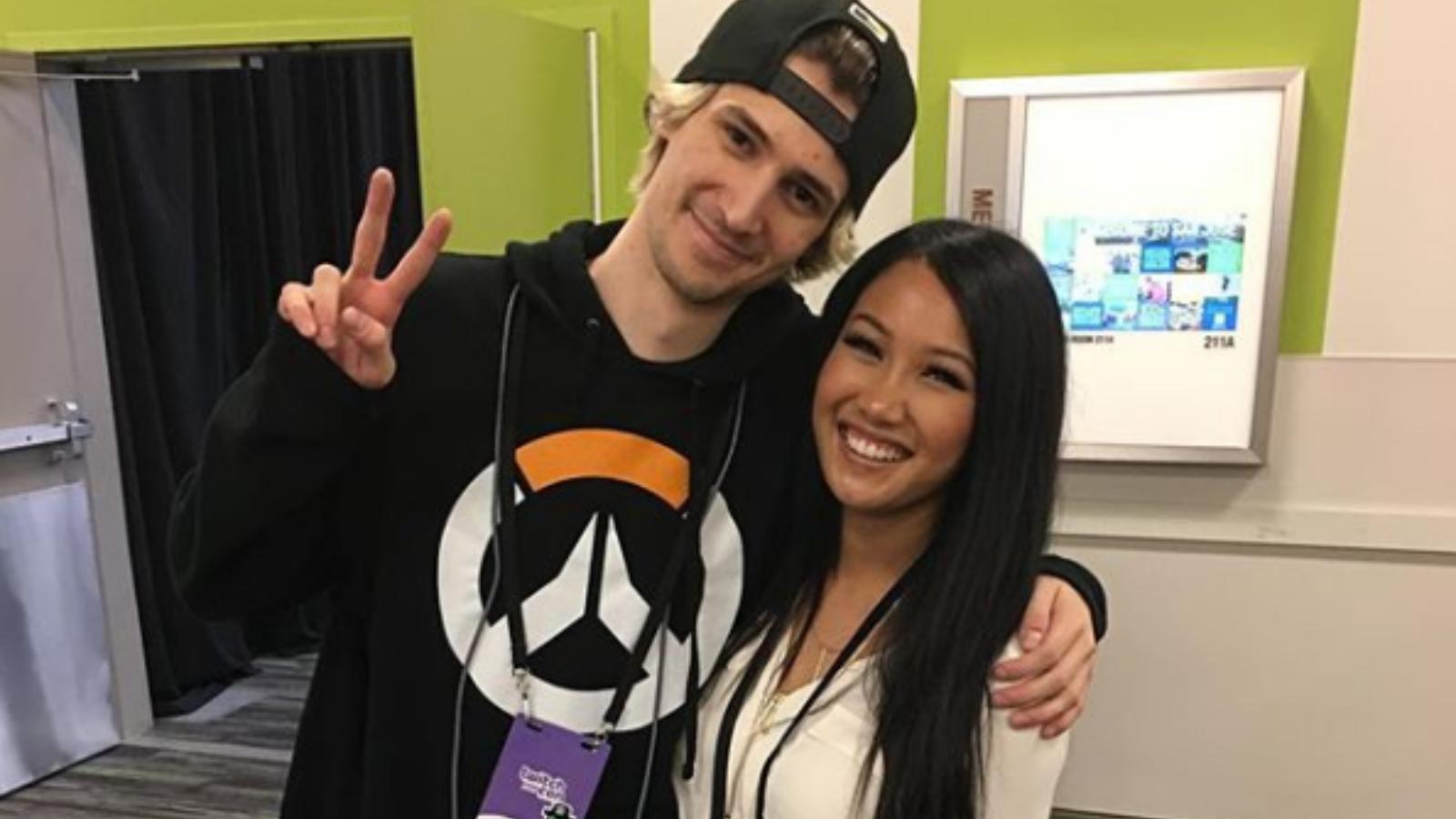 xqc with fran at twitchcon