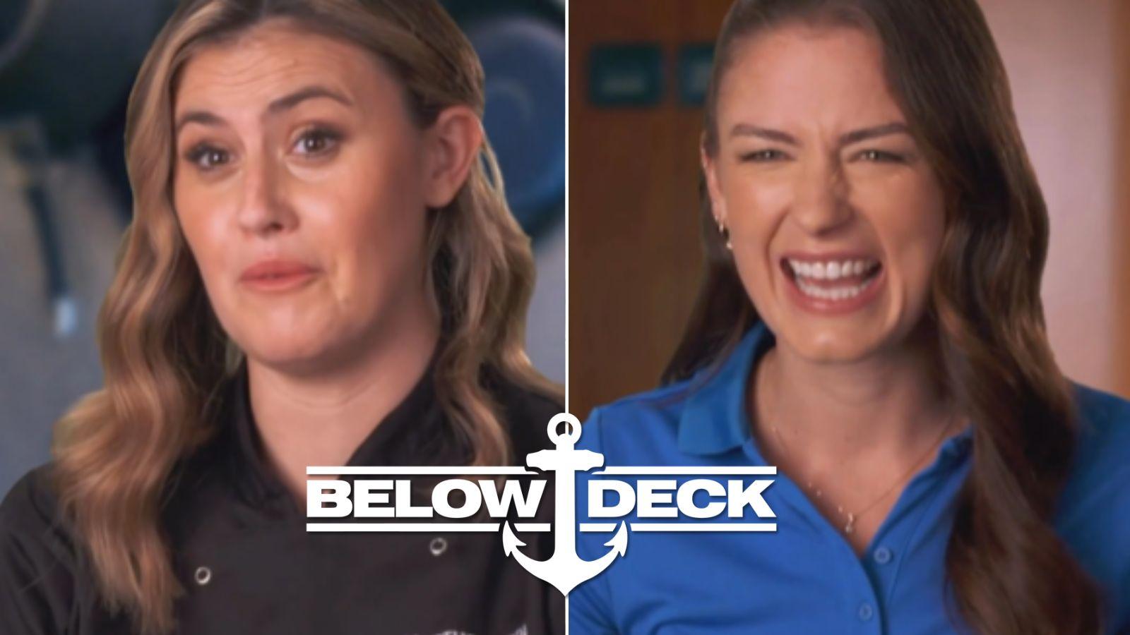 Aesha and Tzarina from Below Deck Down Under