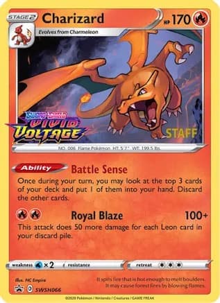 Charizard from SWSH: Sword and Shield