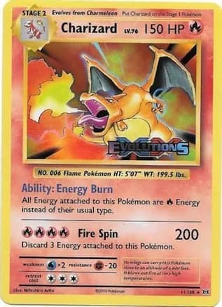 Charizard from XY Evolutions