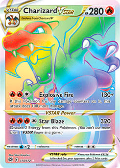 Charizard VSTAR Rainbow Card
