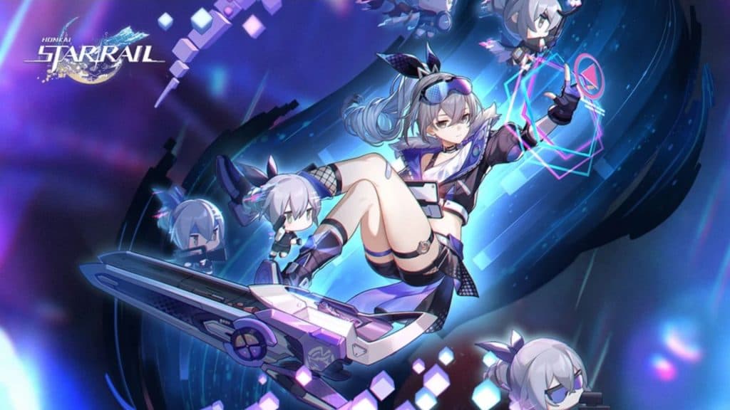 Silver Wolf in Honkai Star official artwork