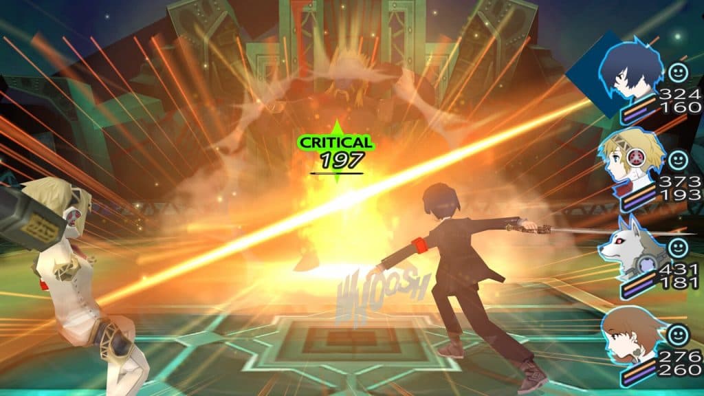 Official reveal of combat gameplay in Persona 3 Portable on Steam.
