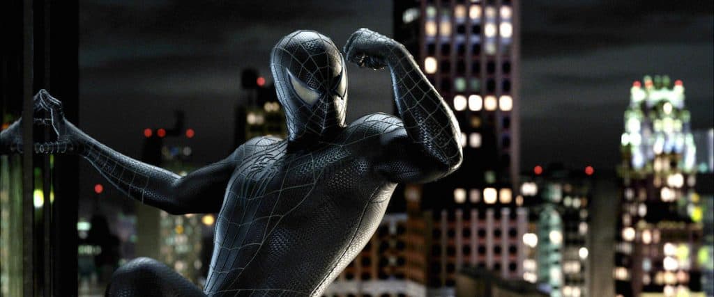 The black suit in Spider-Man 3