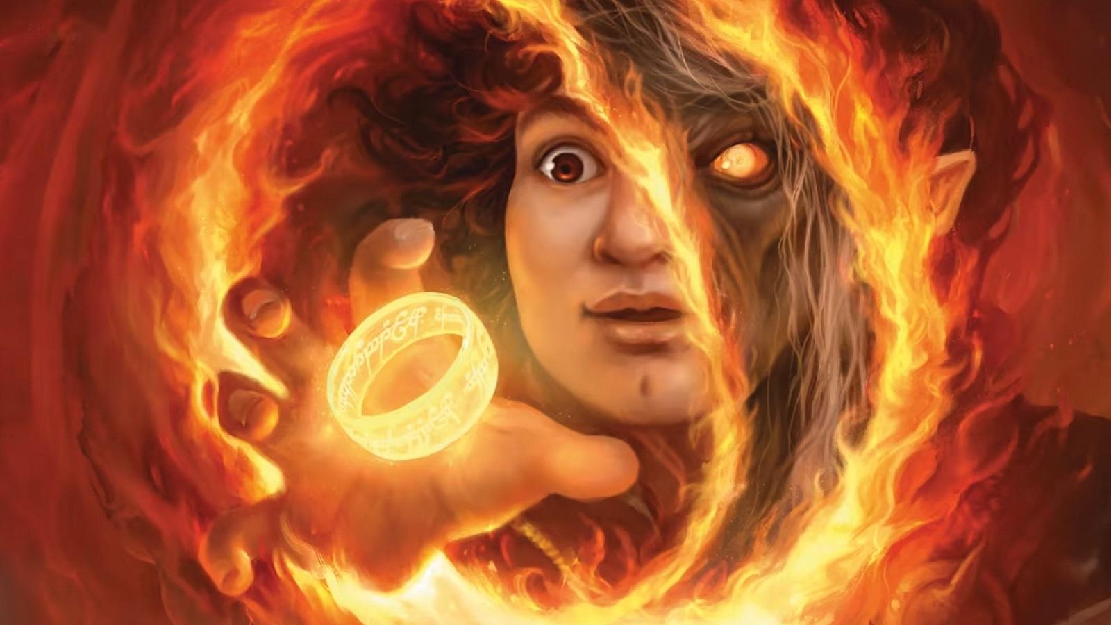 The One Ring artwork from MTG