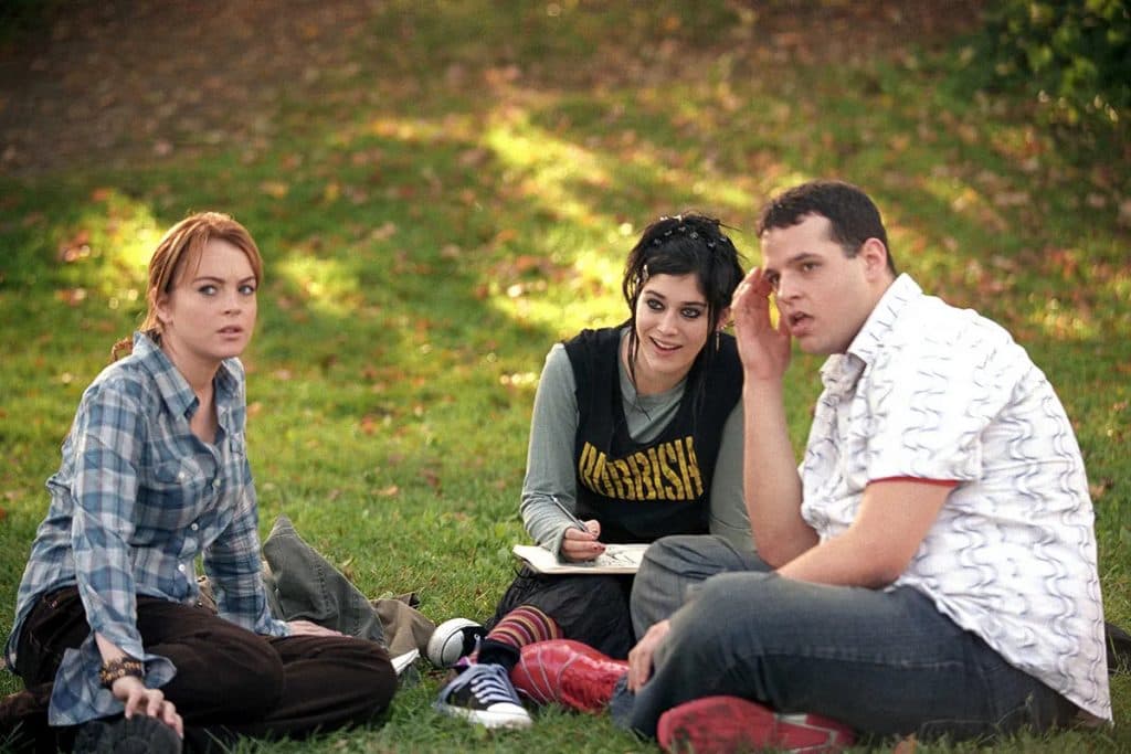 Cady, Janis and Damian in Mean Girls