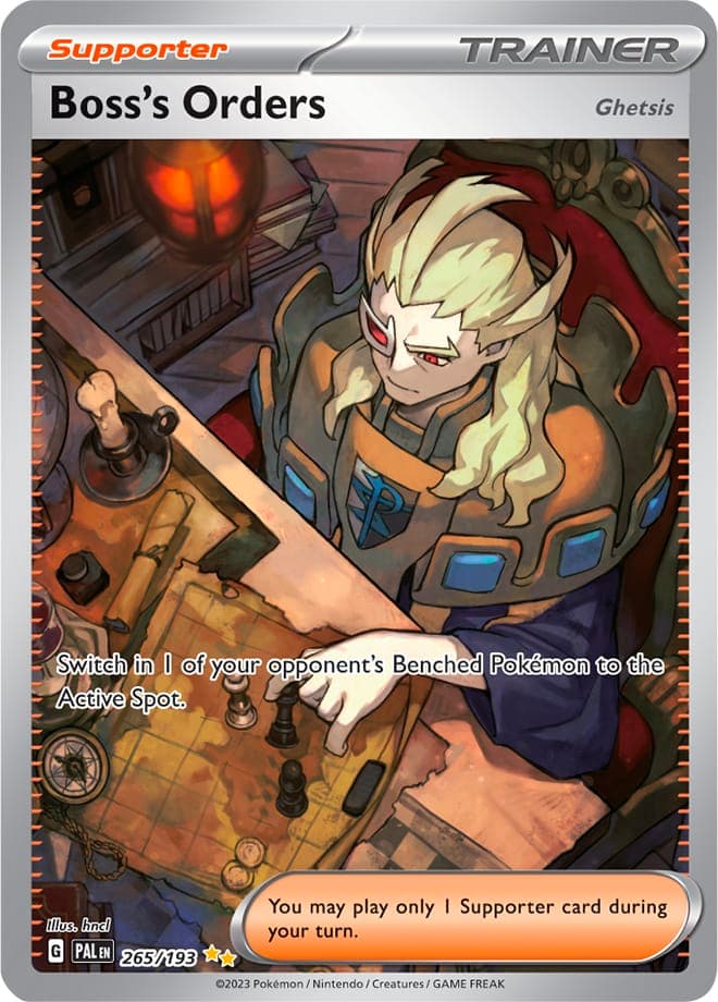 Boss's Orders Special illustration Rare card