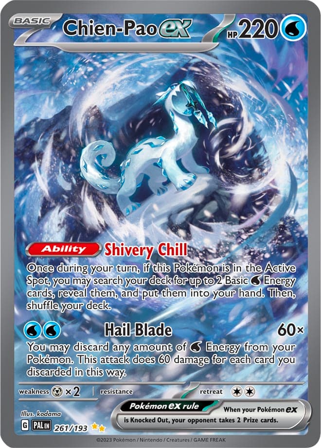Chien-Pao ex Special Illustration Rare card