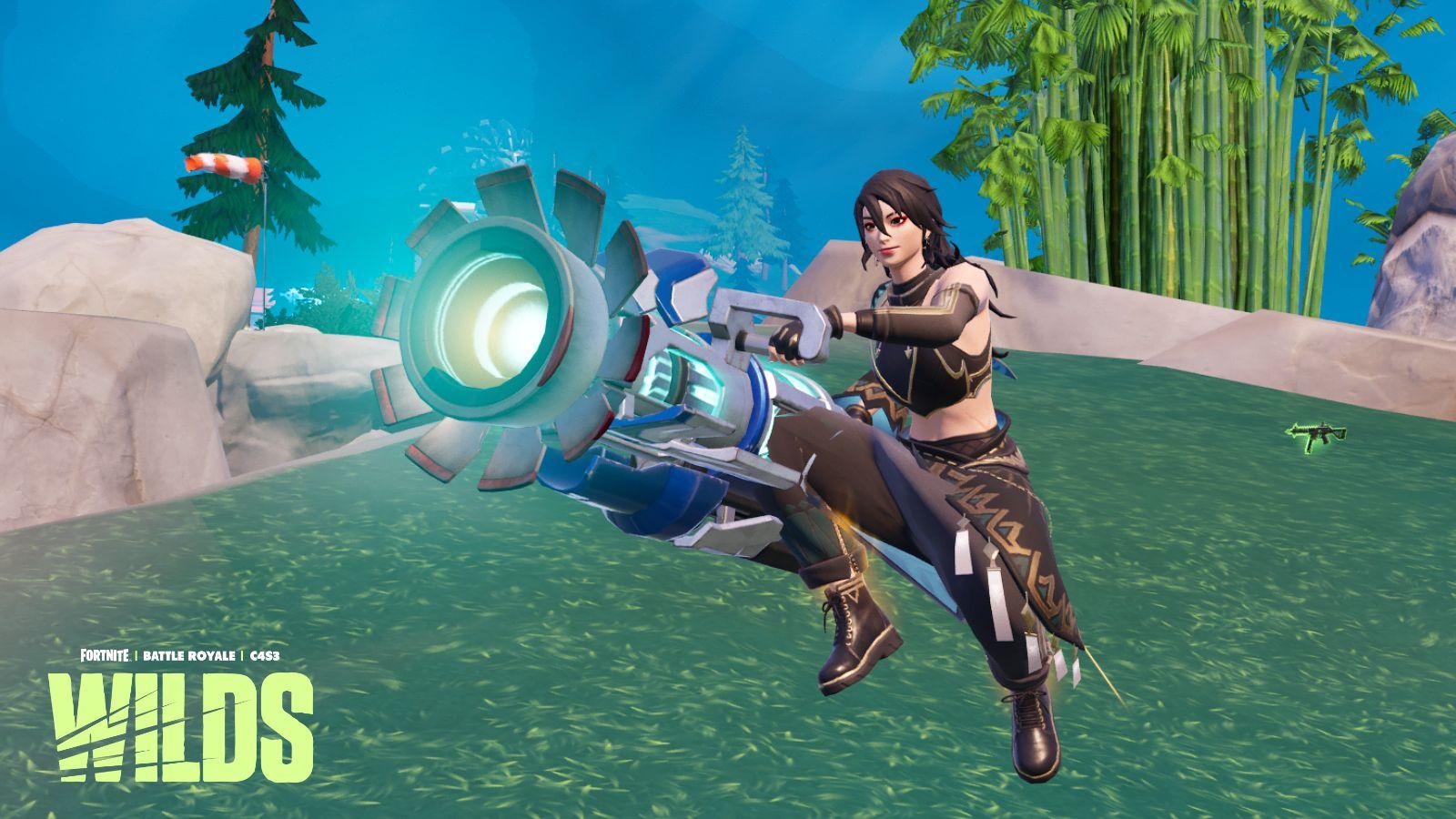 Activated Cybertron Cannon in Fortnite