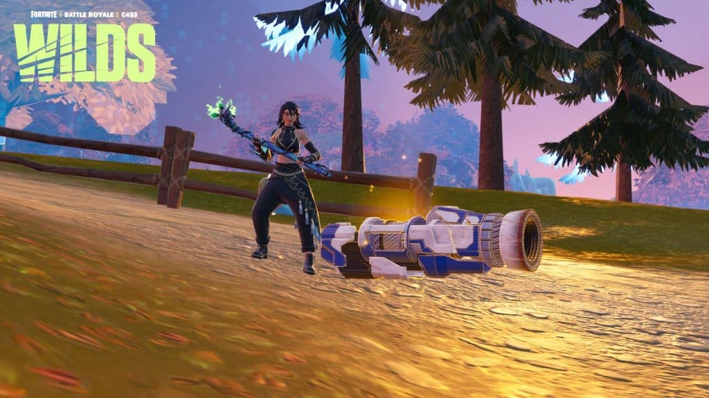 Cybertron Cannon floor spawn in Fortnite