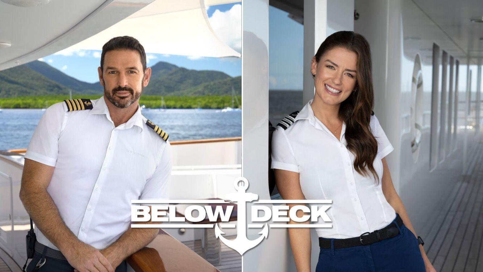 Captain Jason and Aesha from Below Deck Down Under