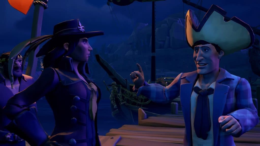 A screenshot from Sea of Thieves trailer