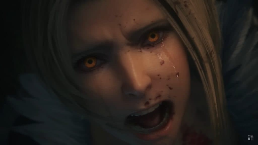 A screenshot of Benedikta from Final Fantasy XVI