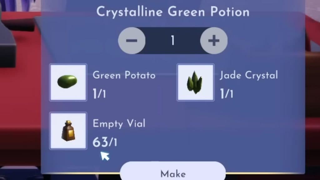 Disney Dreamlight Valley Emerald Potion