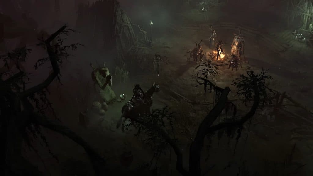 A screenshot from the Diablo 4 trailer