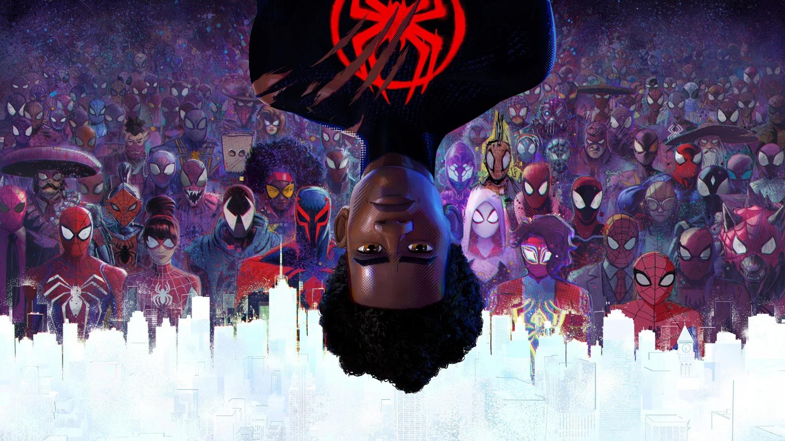 Across the Spider-Verse Miles Morales and characters