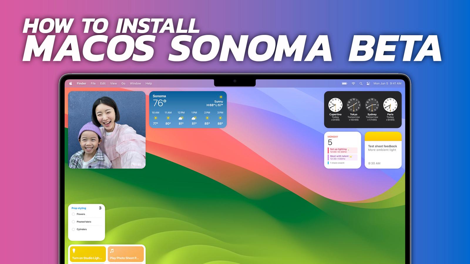 how to install macos sonoma beta