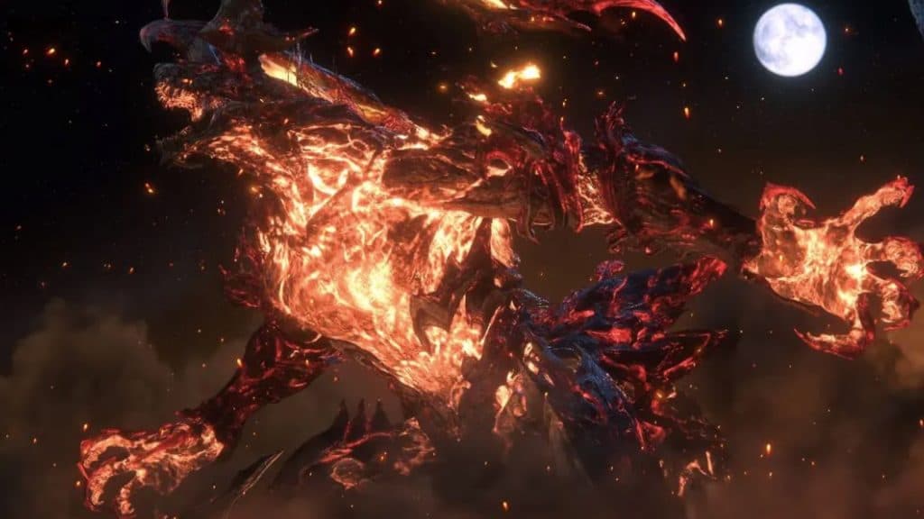 An image of the Ifrit Eikon in Final Fantasy XVI.