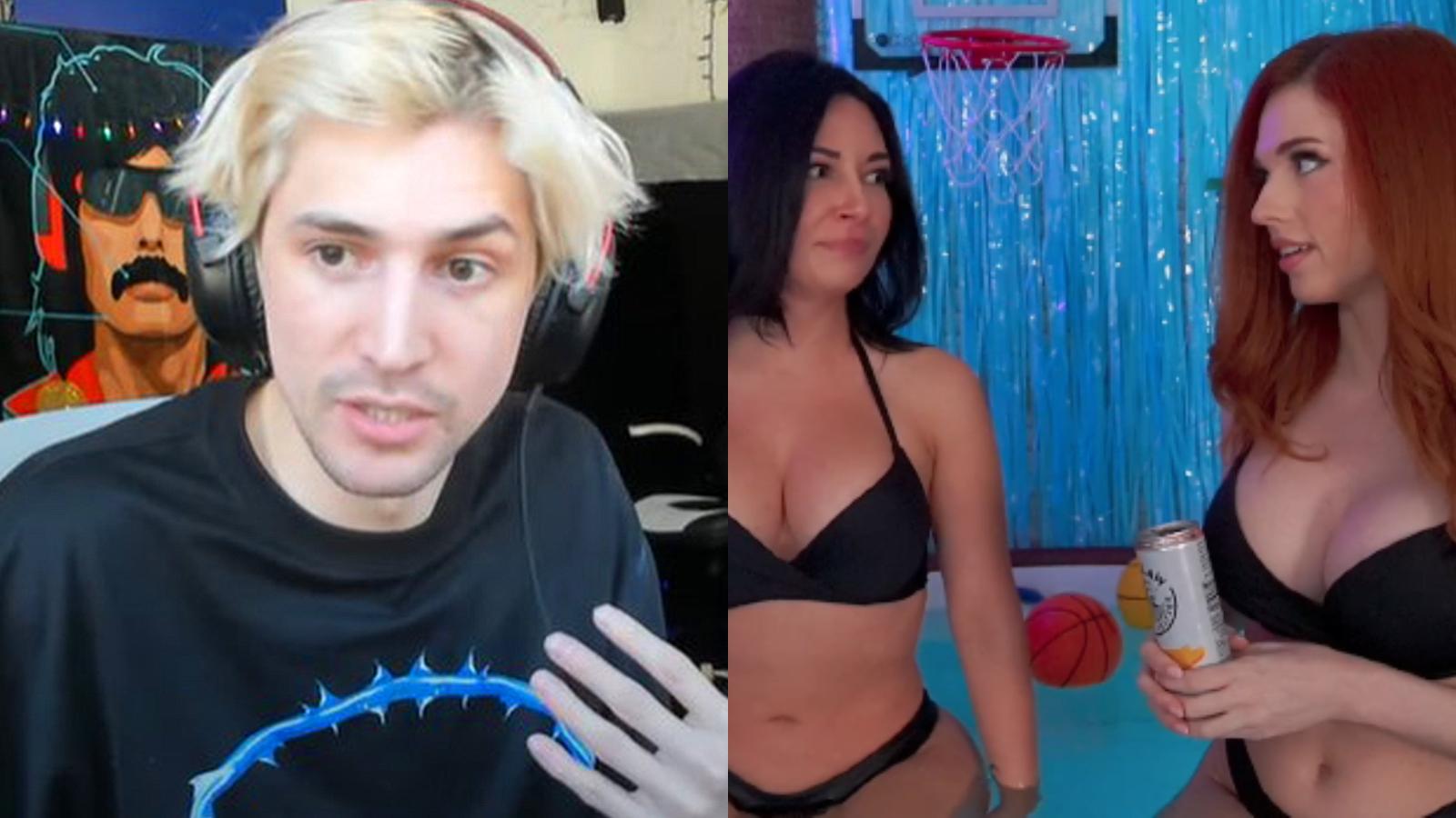 xqc in onlyfans video with alinity and amouranth