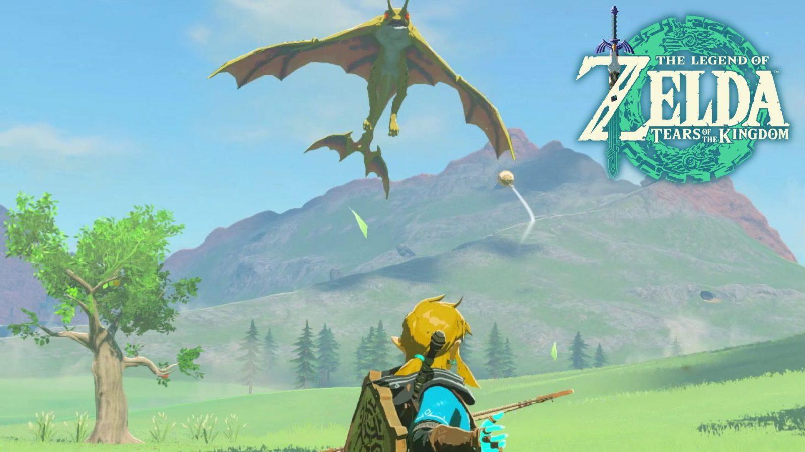 link attacking enemy in zelda tears of the kingdom
