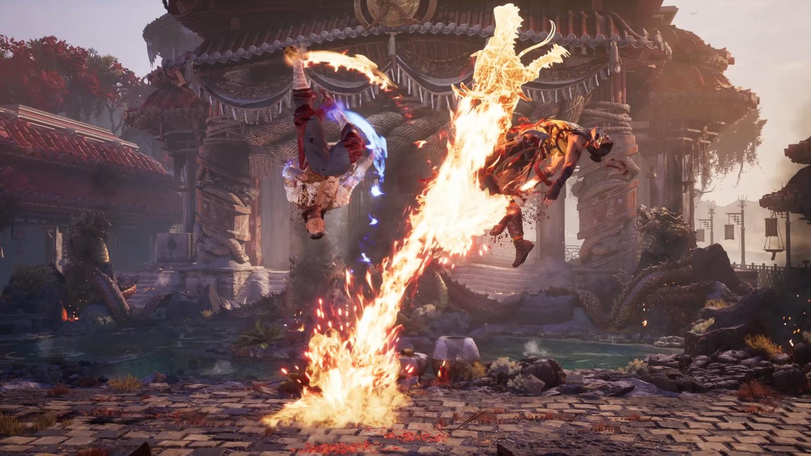 A screenshot from Mortal Kombat 1 gameplay trailer