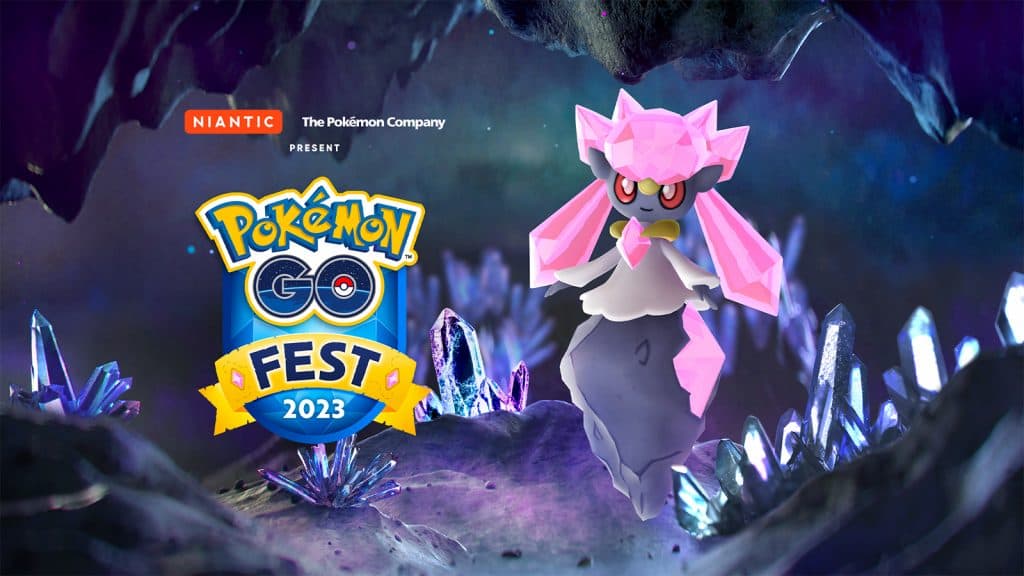 Diancie appearing for Pokemon Go Fest 2023 ticketholders