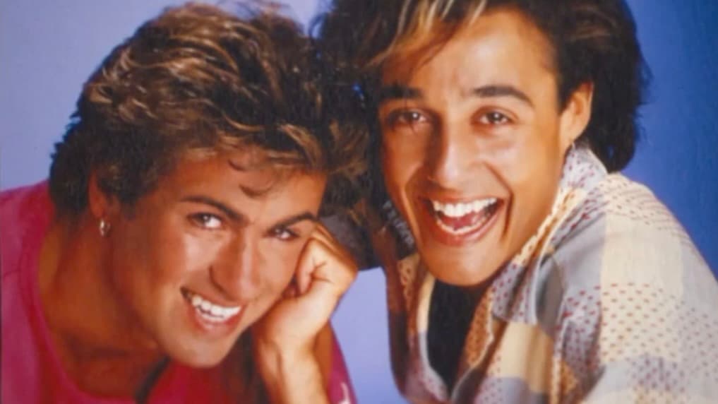 George Michael and Andrew Ridgeley in Wham.