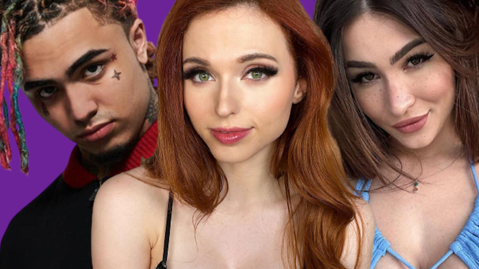 Lil pump with amouranth and fandy