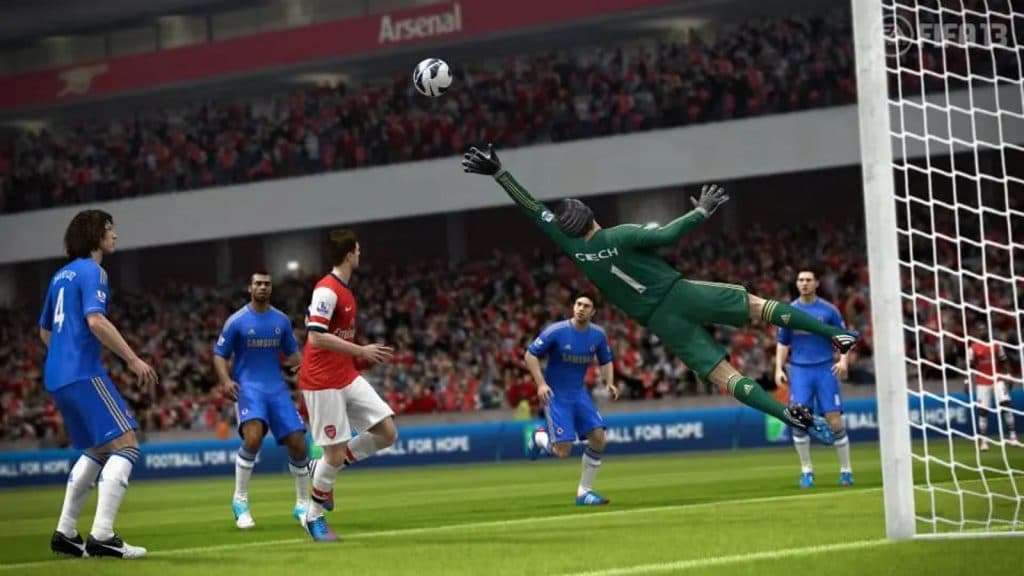 A screenshot from FIFA 13.