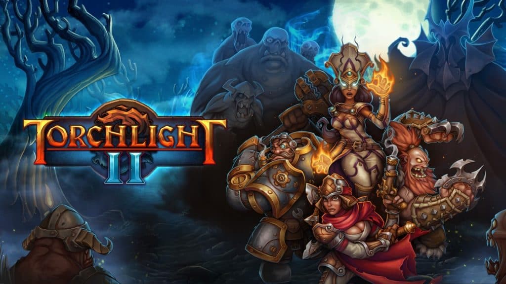 An image of Torchlight II artwork, a game like Diablo.