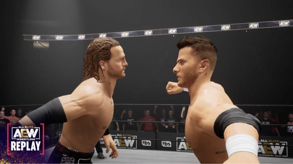 mjf punching hangman page in aew fight forever