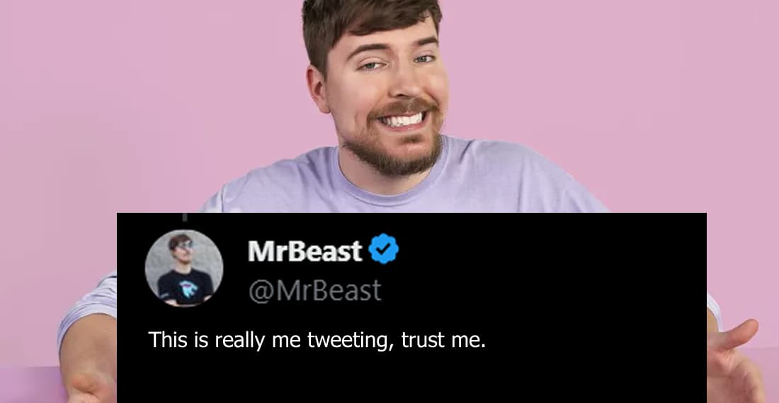 MrBeast calls out YouTubers for photoshopping tweets