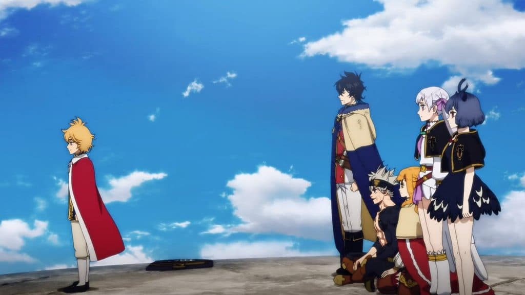 An image of Black Clover movie ending
