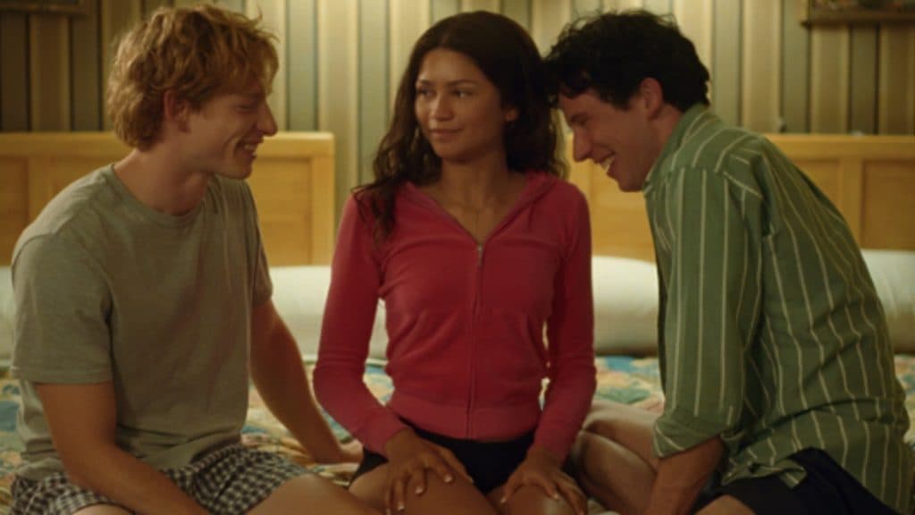 Zendaya, Mike Faist, and Josh O'Connor in Challengers