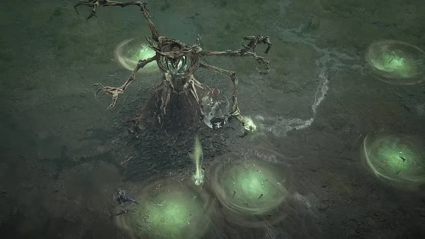 A screenshot of Wandering Death from Diablo 4