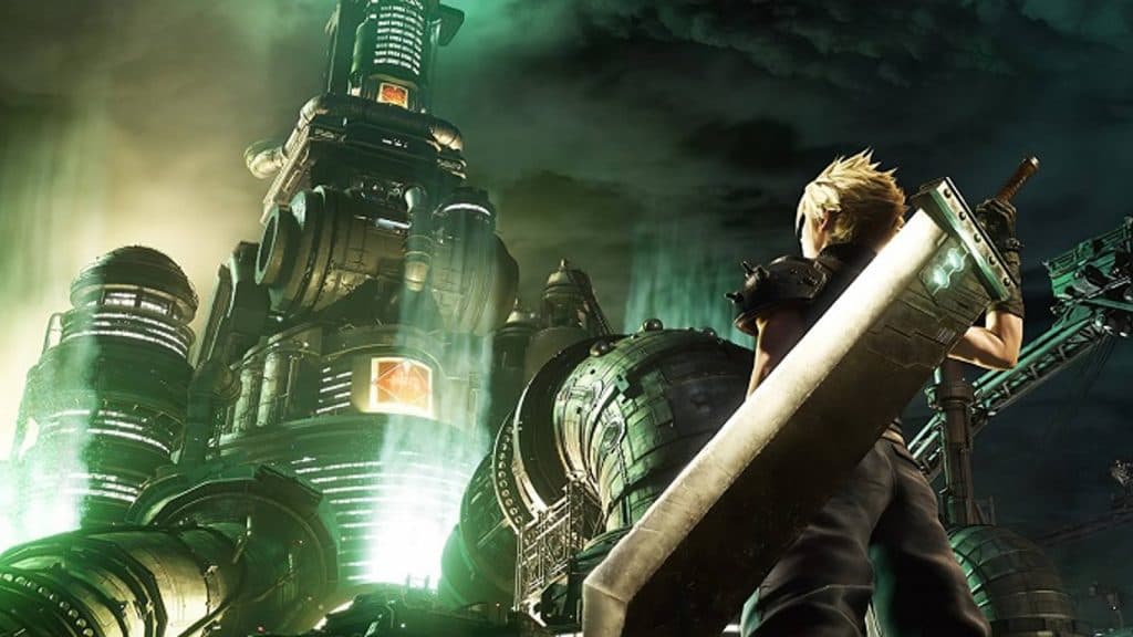 An image from Final Fantasy VII Remake featuring Cloud.