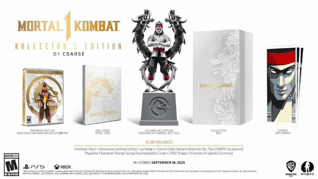 An image of the Kollector's Edition for Mortal Kombat 1.