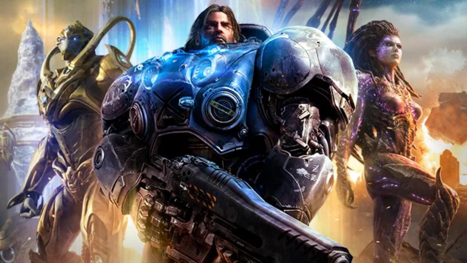 starcraft 2 characters with reynor and kerrigan