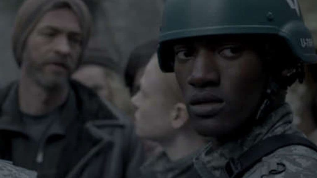 A close up of Malachi Kirby in Black Mirror