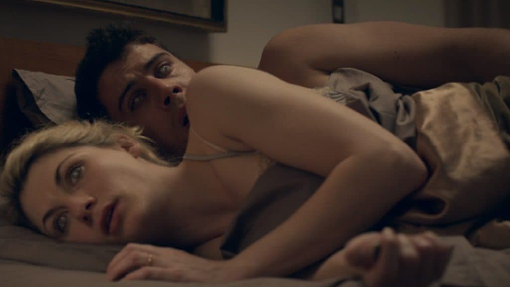 Toby Kebbell and Jodie Whittaker in Black Mirror