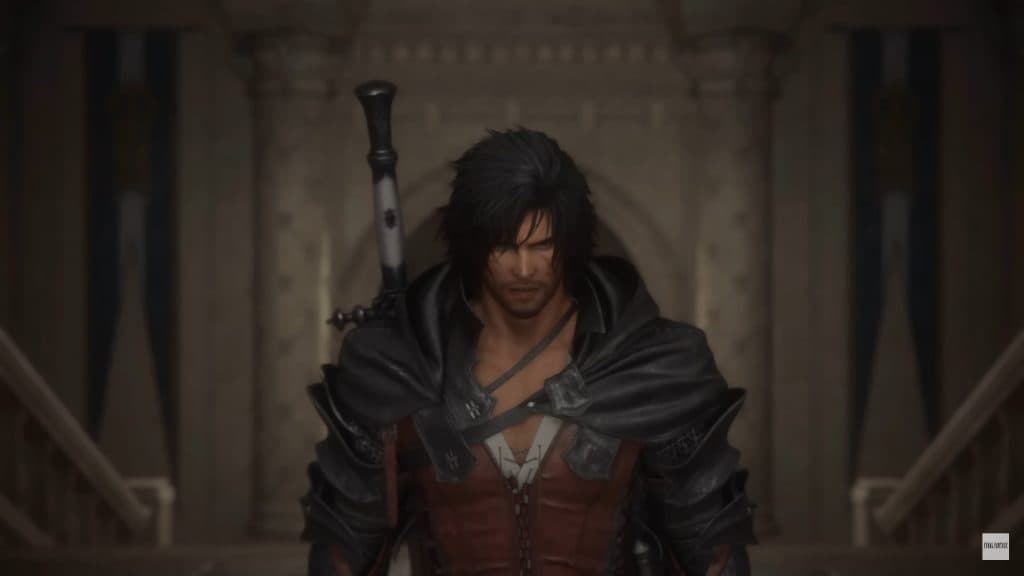 A screenshot of Clive from Final Fantasy 16