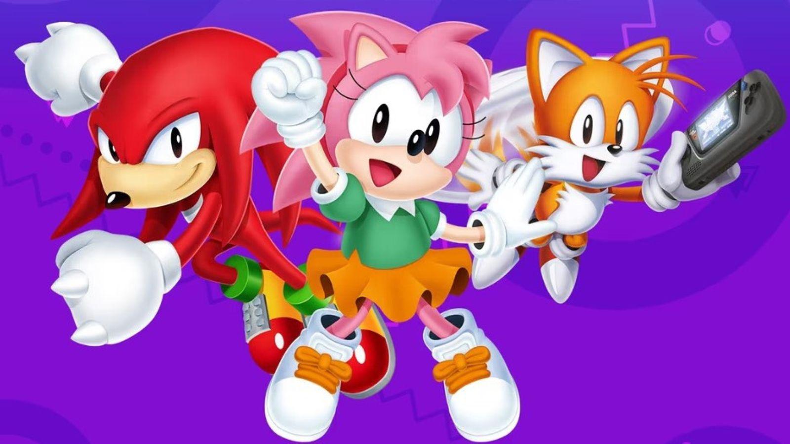 sonic origins amy knuckles tails header